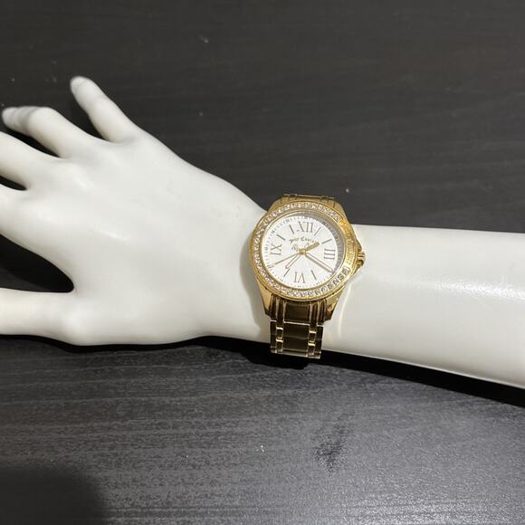 Vintage Juicy Couture Gold Tone Ladies Watch Crystal Rhinestones NEW BATTERY main image 9